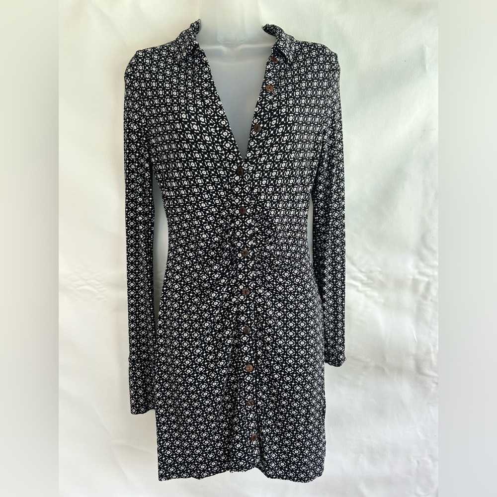 Free People Black & White Dress